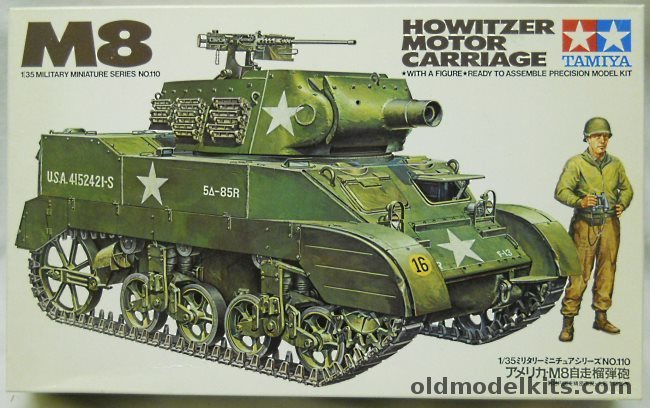 Tamiya 1/35 M8 Howitzer Motor Carriage, MM110 plastic model kit